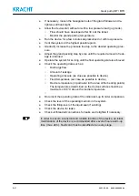 Предварительный просмотр 42 страницы Kracht BT 0 Operating Instructions Manual