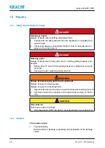 Предварительный просмотр 48 страницы Kracht BT 0 Operating Instructions Manual