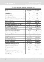 Preview for 4 page of KRAFT BD-260NFC User Manual