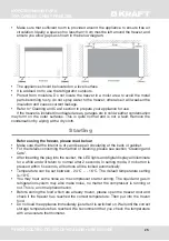 Preview for 25 page of KRAFT BD-260NFC User Manual