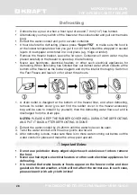 Preview for 28 page of KRAFT BD-260NFC User Manual