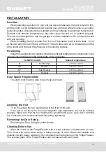 Preview for 23 page of KRAFT KF-DF260W User Manual