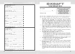 Preview for 12 page of KRAFT KF-FN240NFW User Manual