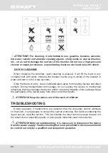 Предварительный просмотр 24 страницы KRAFT KF-HB8001SPBL User Manual