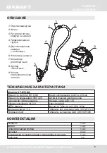 Предварительный просмотр 5 страницы KRAFT KF-KVC245 User Manual