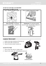 Preview for 17 page of KRAFT KF-KVC245 User Manual