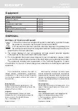 Preview for 19 page of KRAFT KF-KVC245 User Manual