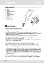 Предварительный просмотр 14 страницы KRAFT KF-KVC259 User Manual