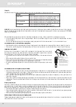 Предварительный просмотр 12 страницы KRAFT KF-MAN07 User Manual