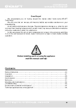 Preview for 23 page of KRAFT KF-MS3575S User Manual