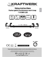 KRAFTWERK 32024 Using Instructions preview