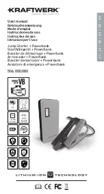 Preview for 1 page of KRAFTWERK 506.000.080 User Manual