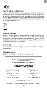 Предварительный просмотр 56 страницы KRAFTWERK 506.000.080 User Manual