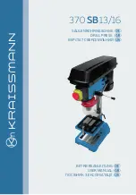 Kraissmann 370 SB 13/16 User Manual preview