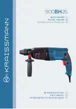 Preview for 1 page of Kraissmann 900 BH 26 User Manual