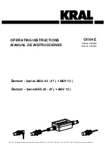 KRAL BEG 44 Operating Instructions Manual preview