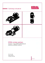 KRAL CGF Operating Instructions Manual предпросмотр