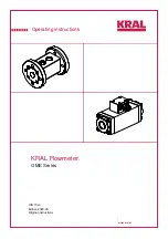 Предварительный просмотр 1 страницы KRAL OME 13 Operating Instructions Manual