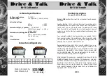 Preview for 1 page of KRAM telecom Drive & Talk Quick Manual