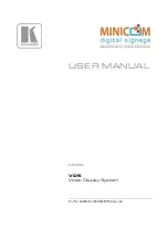 Предварительный просмотр 1 страницы Kramer 0VS21008 User Manual