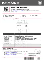 Предварительный просмотр 1 страницы Kramer 102MX Quick Start Manual