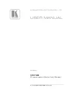 Предварительный просмотр 1 страницы Kramer 2900-000363 User Manual