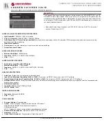 Kramer 3216HDS Specifications preview