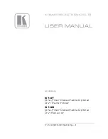 Preview for 1 page of Kramer 614R User Manual