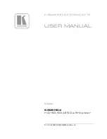 Preview for 1 page of Kramer 6808HDxl User Manual