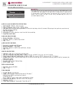 Kramer 88HD Specifications предпросмотр