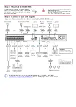 Preview for 3 page of Kramer AFM-20DSP-AEC Quick Start Manual