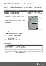 Предварительный просмотр 2 страницы Kramer C-A35M/IRRW Installation Instructions