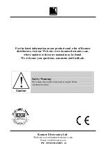 Предварительный просмотр 10 страницы Kramer C-AFDM/AFDM User Manual