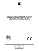 Preview for 8 page of Kramer C-FODM/FODM-33 User Manual