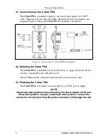 Предварительный просмотр 6 страницы Kramer Cobra TWA User Manual