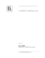 Kramer FC-1DGH User Manual предпросмотр