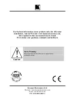 Предварительный просмотр 15 страницы Kramer FC-4002 User Manual