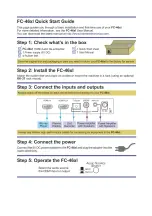 Preview for 2 page of Kramer FC-46xl User Manual