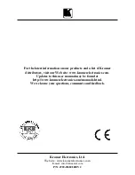 Предварительный просмотр 16 страницы Kramer FC-6801 User Manual