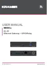 Kramer FC-7P User Manual предпросмотр