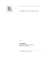 Предварительный просмотр 1 страницы Kramer FireWire VS-30FW User Manual