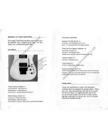 Preview for 3 page of Kramer Floyd Rose Sustainer Owner'S Manual