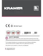 Предварительный просмотр 24 страницы Kramer Galil 2-C User Manual