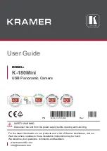 Preview for 1 page of Kramer K-180Mini User Manual