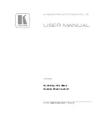 Preview for 1 page of Kramer K-Able/XL Box User Manual