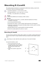 Preview for 7 page of Kramer K-Cam4K User Manual