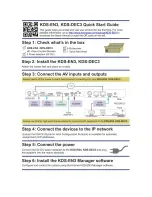 Preview for 2 page of Kramer KDS-DEC3 User Manual