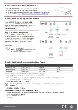 Preview for 2 page of Kramer KDS-DEC5 Quick Start Manual