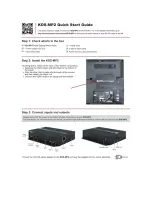 Preview for 2 page of Kramer KDS-MP2 User Manual