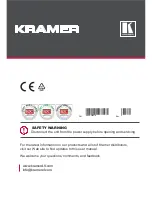 Предварительный просмотр 52 страницы Kramer KDS-MP2 User Manual